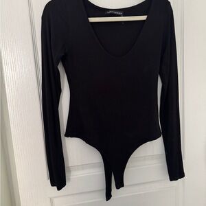 Black Long Sleeve Bodysuit